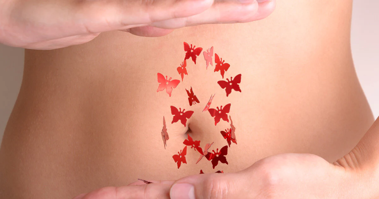 farfalle nello stomaco