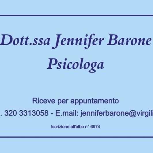 Dott.ssa Jennifer Barone Psicologa