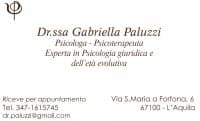 Dott.ssa Gabriella Paluzzi Psicologa Psicoterapeuta